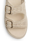 Sandalias Beige Mujer Diseño Perforado Casual Plataforma Baja Moda 3402934