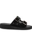 Sandalias Negro Mujer Diseño Perforado Casual Plataforma Baja Moda 3402935