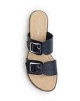 Sandalia Marino Piso Doble Hebilla Casual Mujer Moda 4910036