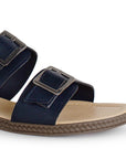 Sandalia Marino Piso Doble Hebilla Casual Mujer Moda 4910036