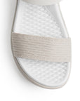 Sandalias Beige Mujer Confort Pulsera Elástica Casual Moda 4870016