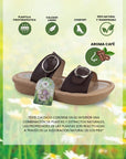 sandalias con aroma para mujer