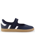 Zapato Marino Casual Moda Mujer Tenis Correa Ajustable Tipo Flats 3510203