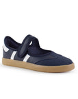 Zapato Marino Casual Moda Mujer Tenis Correa Ajustable Tipo Flats 3510203