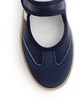 Zapato Marino Casual Moda Mujer Tenis Correa Ajustable Tipo Flats 3510203