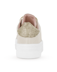 Tenis Beige Casual Moda Urbano Dama Comodo Basico 4820020