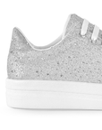 Tenis Plata Brillos Dama Urbano Plataforma Moda Agujeta Sneakers Mujer 4820043