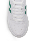 Tenis Blanco Verde Dama Casual Modernos Ajuste Agujeta Sneakers Mujer 4820044
