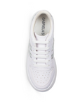 Tenis Blanco Plata Dama Casual Modernos Ajuste Agujeta Sneakers Mujer 4820047