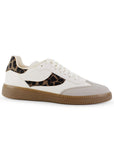 Tenis Beige Cafe Negro Casual Moderno Mujer Suela Comoda Agujetas 4490101