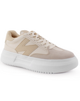 Tenis Beige Dama Casual Urbano Moda Sneakers Comodo Mujer 4490087