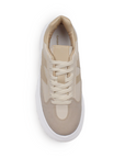 Tenis Beige Dama Casual Urbano Moda Sneakers Comodo Mujer 4490087