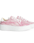 Tenis Rosa Casual Moda Dama Plataforma Lentejuela Mujer 3402502