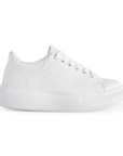 Tenis Blanco Piso Mujer Casual Moda Dama Comodos Básico Urbano 3402567