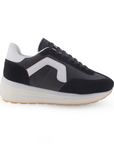 Tenis Negro Blanco Mujer Casual Moda Comodo Sneakers Urbano Dama 3402811