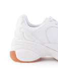 Tenis Blanco Mujer Plataforma Confort Casual Agujetas Moderno Urbano 3402817