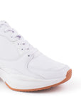 Tenis Blanco Mujer Plataforma Confort Casual Agujetas Moderno Urbano 3402817