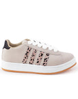 Tenis Beige Cafe Dama Casual Urbano Comodo Sneakers Moda Mujer 3402829