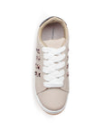 Tenis Beige Cafe Dama Casual Urbano Comodo Sneakers Moda Mujer 3402829