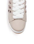 Tenis Beige Cafe Dama Casual Urbano Comodo Sneakers Moda Mujer 3402829
