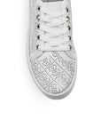 Tenis Blanco Mujer Pedreria Sneakers Moda Dama Brillos Casual3402840
