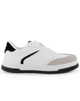 Tenis Blanco Negro Mujer Casual Comodo Urbano Moda Basico Dama 3402963