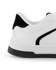 Tenis Blanco Negro Mujer Casual Comodo Urbano Moda Basico Dama 3402963