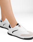 Tenis Blanco Negro Mujer Casual Comodo Urbano Moda Basico Dama 3402963