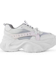 Tenis Blanco Dama Moda Casual Plataforma Alta Estilo Urbano Confort 3402978