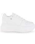 Tenis Blanco Casual Mujer Plataforma Alta Comodo Urbano Sneakers 3280202