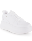 Tenis Blanco Casual Mujer Plataforma Alta Comodo Urbano Sneakers 3280202