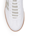Tenis Blanco Beige Dama Casual Urbano Comodo Moda Mujer Agujeta 3280203