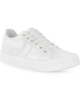 Tenis Blanco Dama Casual Piso Moda Comodo Agujeta Sneakers Mujer 3280206