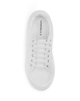Tenis Blanco Dama Casual Piso Moda Comodo Agujeta Sneakers Mujer 3280206