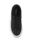 Tenis Negro Dama Casual Piso Moda Comodo Agujeta Sneakers Mujer 3280207