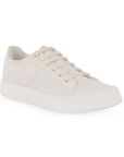 Tenis Beige Dama Casual Piso Moda Comodo Agujeta Sneakers Mujer 3280208