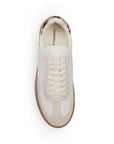 Tenis Beige Blanco Dama Casual Urbano Plataforma Moda Mujer 3280212