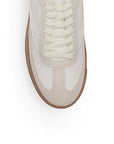Tenis Beige Blanco Dama Casual Urbano Plataforma Moda Mujer 3280212