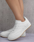 Tenis Blanco Casual Confort Moda Urbano Cordones Sneakers 3280216