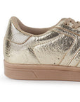 Tenis Oro Dama Casual Urbano Comodo Moda Mujer Agujeta 3280225