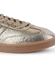 Tenis Oro Dama Casual Urbano Comodo Moda Mujer Agujeta 3280225