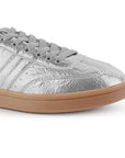 Tenis Plata Dama Casual Urbano Comodo Moda Mujer Agujeta 3280228
