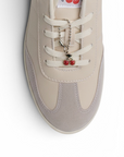 Tenis Beige Negro Gris Dama Agujeta Suela Baja Urbano Casual Moda Basico 3280232