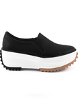 TENIS NEGRO CASUAL DAMA MODA PLATAFORMA CHUNKY MUJER 4530026