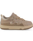 Tenis Cafe Mujer Casual Brillos Moda Comodo Agujeta Sneakers 4273092
