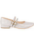 Zapatilla Beige Mujer Casual Tacon Bajo Doble Pulsera Moda Dama 4070057