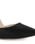 Zapatilla Negro Tipo Stiletto Tacon Ancho Moño Formal 4950006