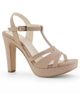 Zapatilla Maquillaje Mujer Tacon Alto Descubierto Formal Moda Casual 3660463