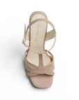Zapatilla Maquillaje Mujer Tacon Alto Descubierto Formal Moda Casual 3660463