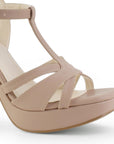 Zapatilla Maquillaje Mujer Tacon Alto Descubierto Formal Moda Casual 3660463